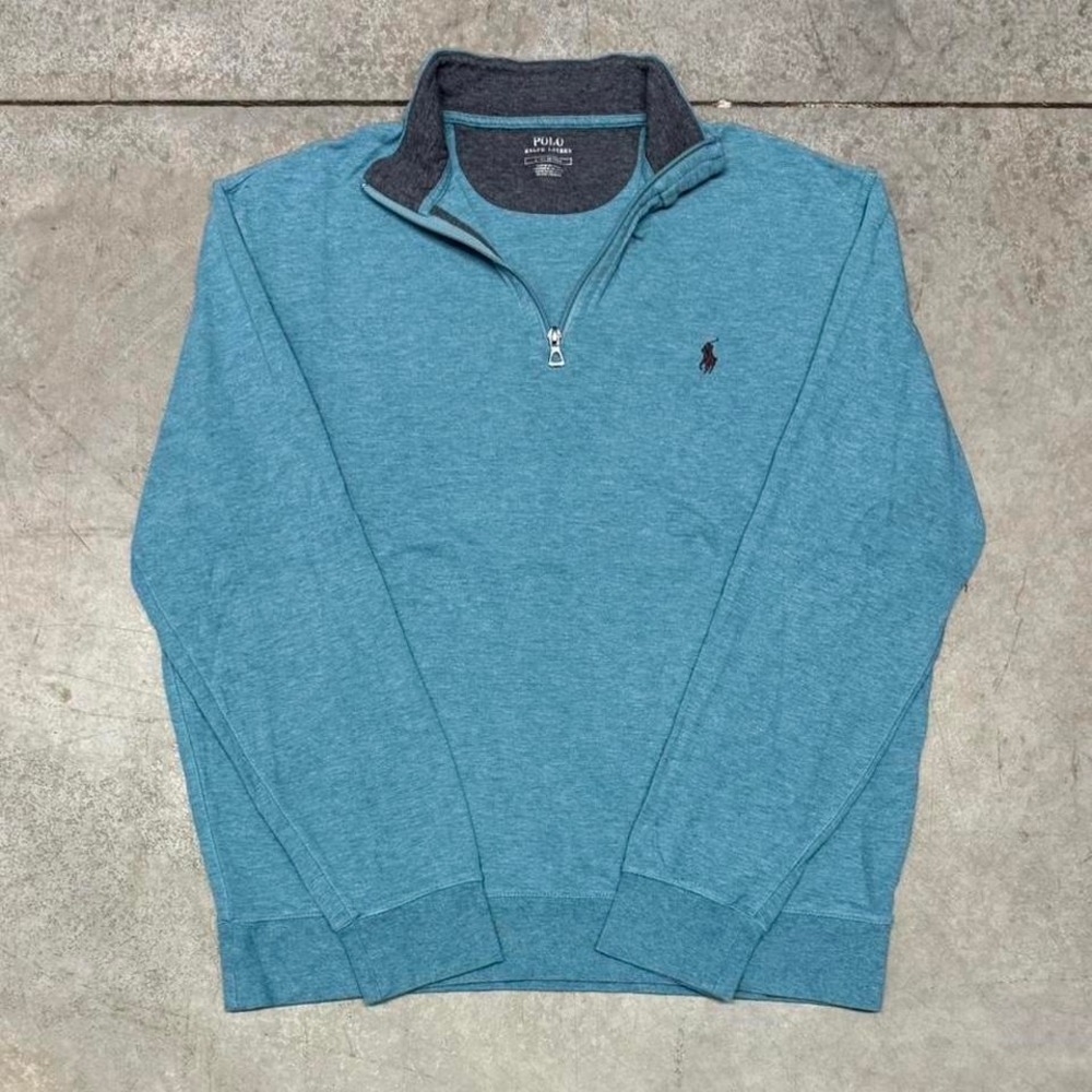 Polo Ralph Lauren Men's Quarter Zip Sweatshirt  Sz Large